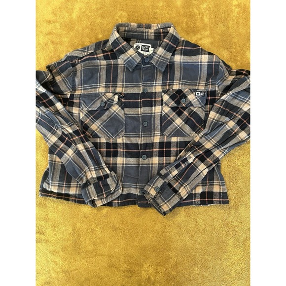 Salty Crew Tops - Salty Crew Womens Long Sleeve Flannel Multicolor Size M Button Up
